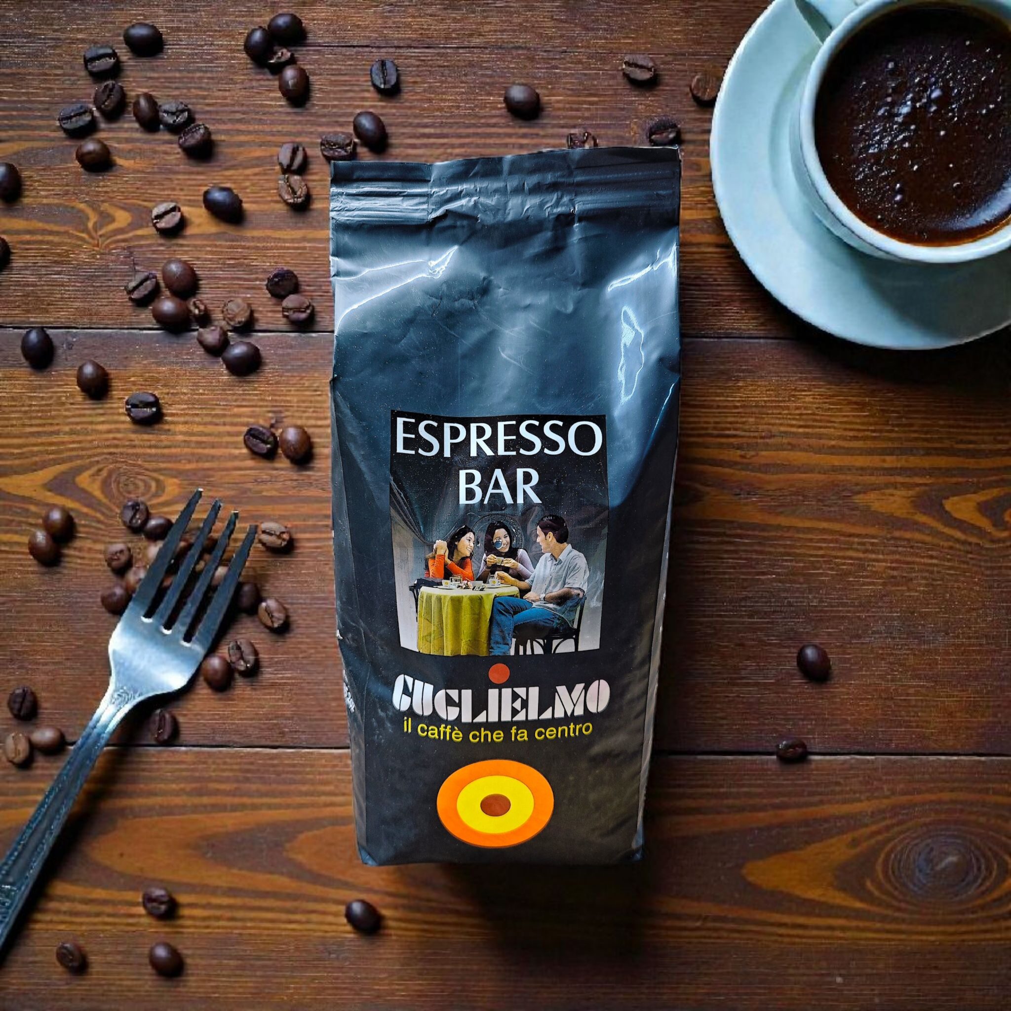 Guglielmo Espresso Bar 1 kg – talianska zrnková káva Arabica &amp;amp; Robusta - 2