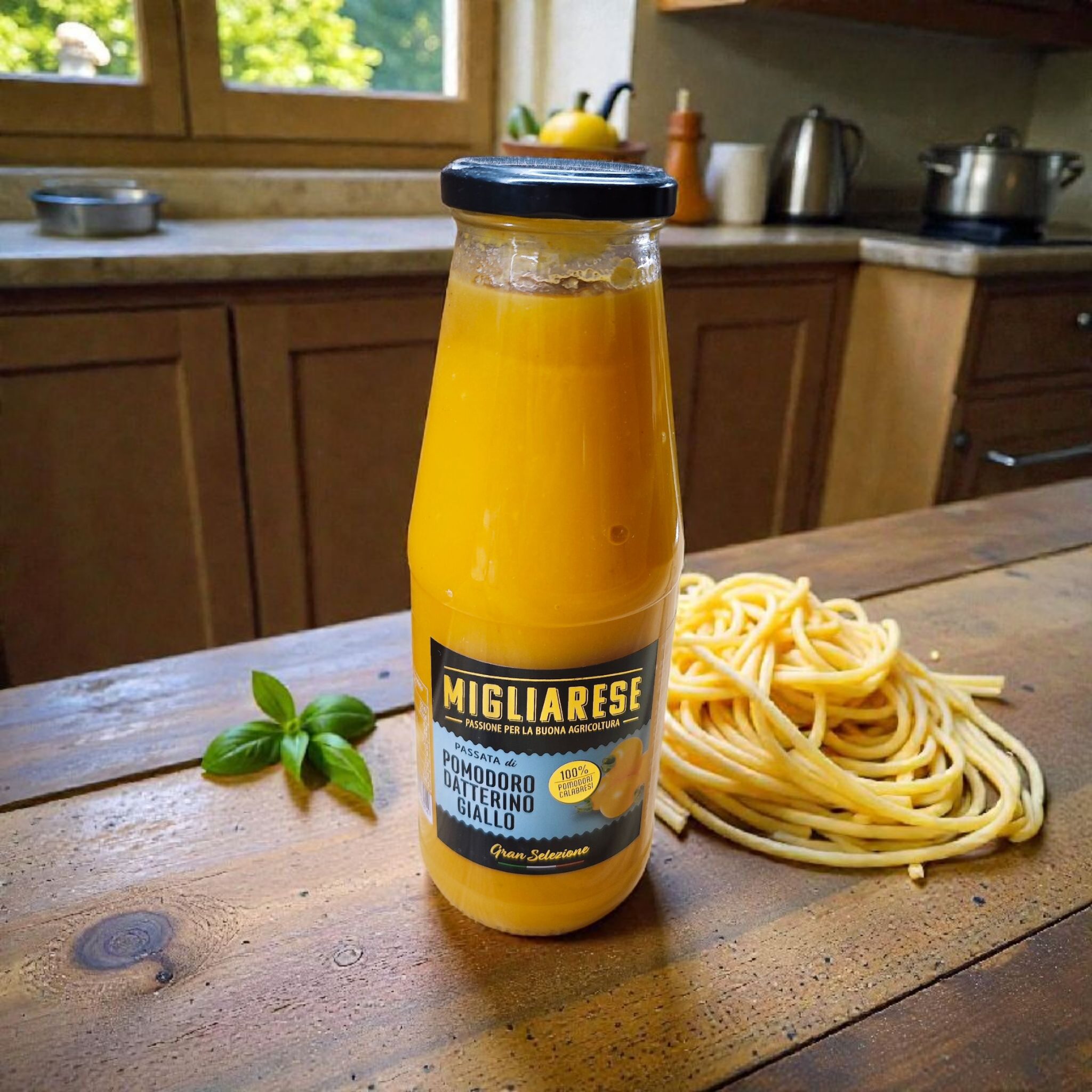 Migliarese Passata zo žltých paradajok Datterino Giallo 700 g - 2