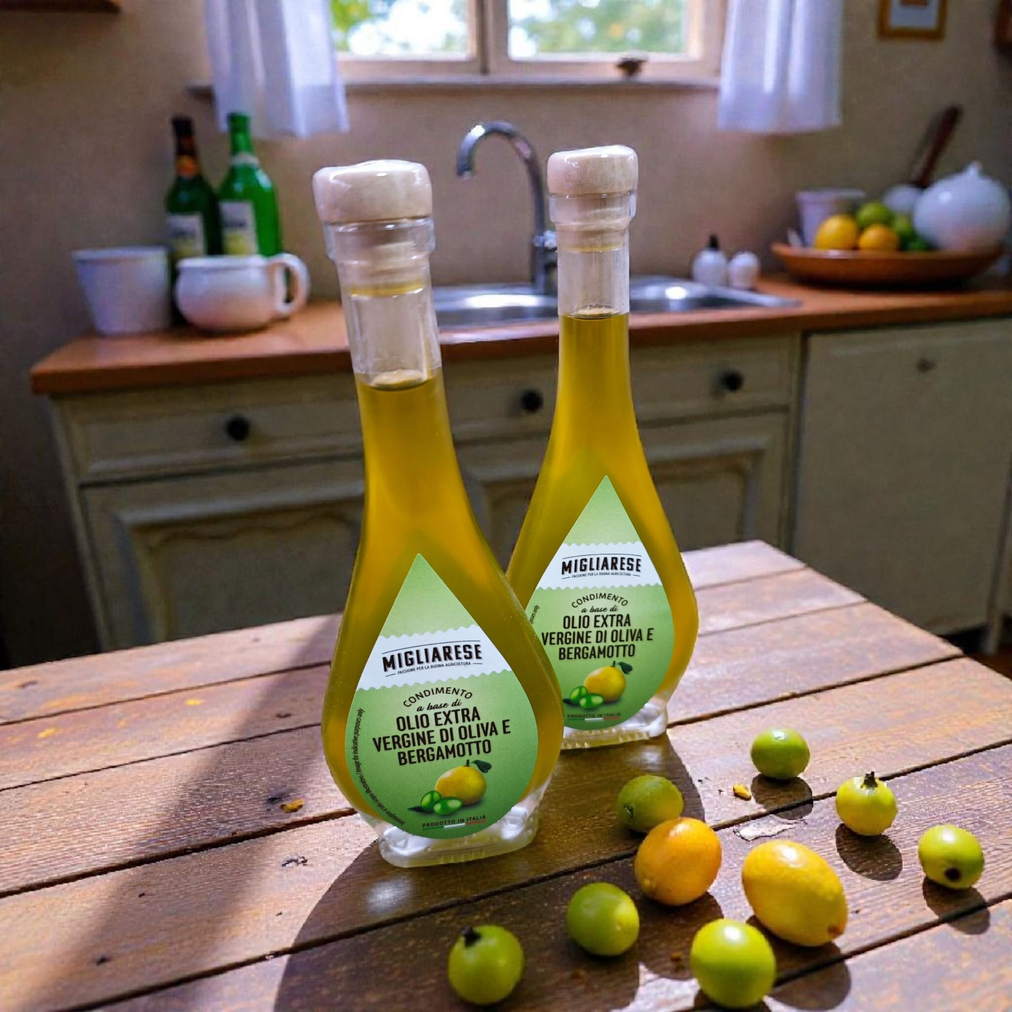 Migliarese – Bio olivový olej extra vergine s bergamotom 100 ml