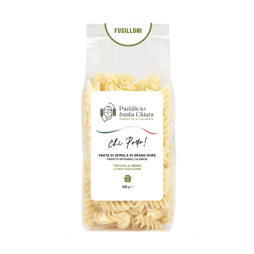 Fusilloni – tradičné kalábrijské cestoviny z tvrdej pšenice (500 g)