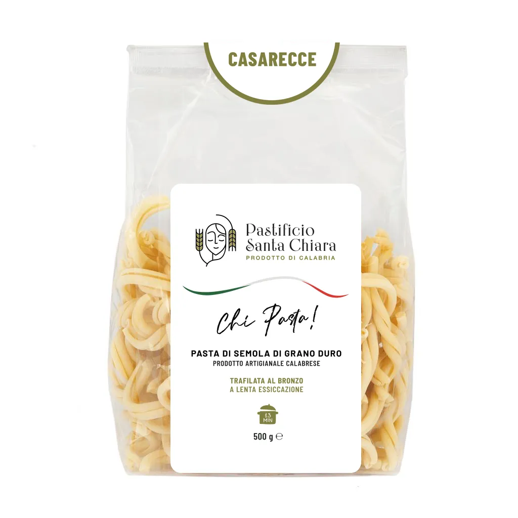 Casarecce – remeselné cestoviny z Kalábrie (500 g)